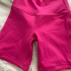lululemon sonic pink 6” shorts